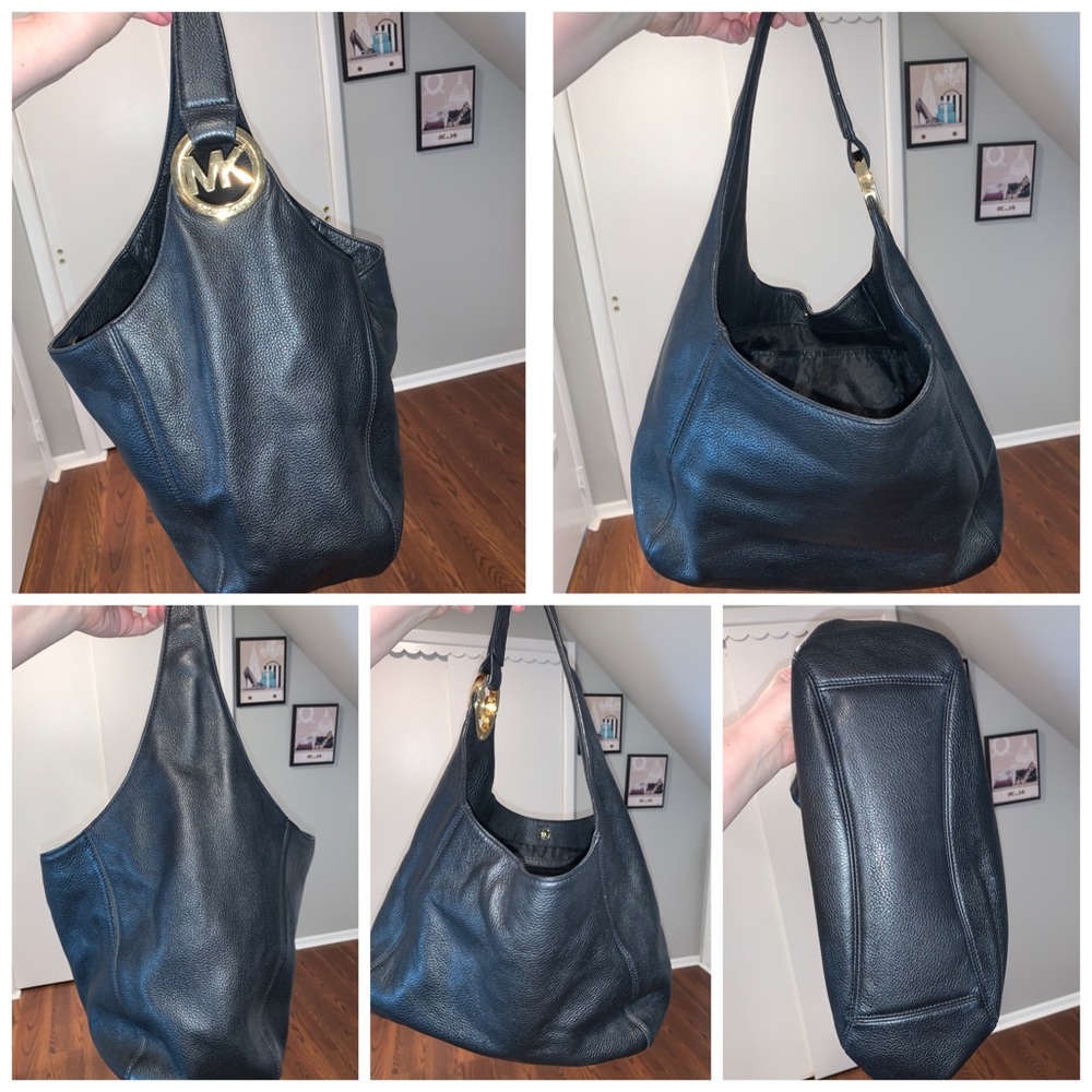 Michael Kors Black Leather Bag🖤